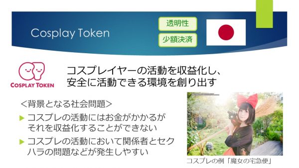 Cosplay Tokenの概要と背景となる社会問題