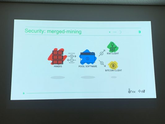RSKのセキュリティはマージマイニングで確保される
