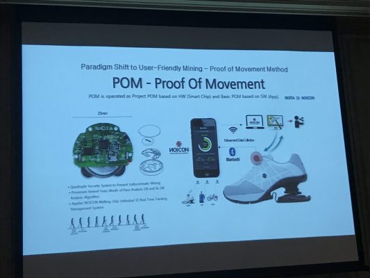 NOICONではProof of Movementによりユーザにトークンを付与する