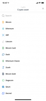 暗号資産の選択