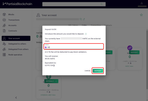 Partisia Blockchainへのブリッジ3