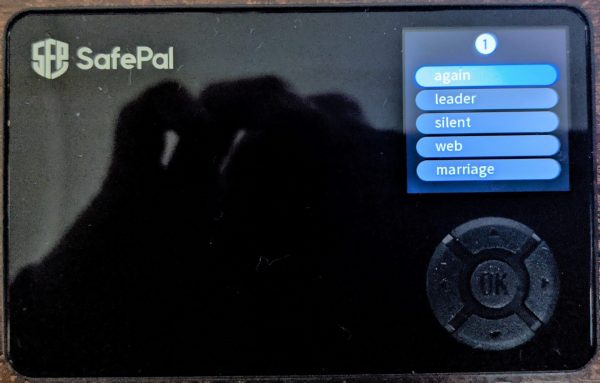 SafePal S1のセットアップ4