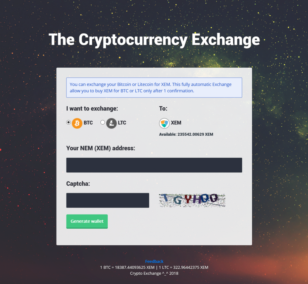 NEM流出事件の犯人が開設した取引所にアクセスしてみた | TOKEN ECONOMIST