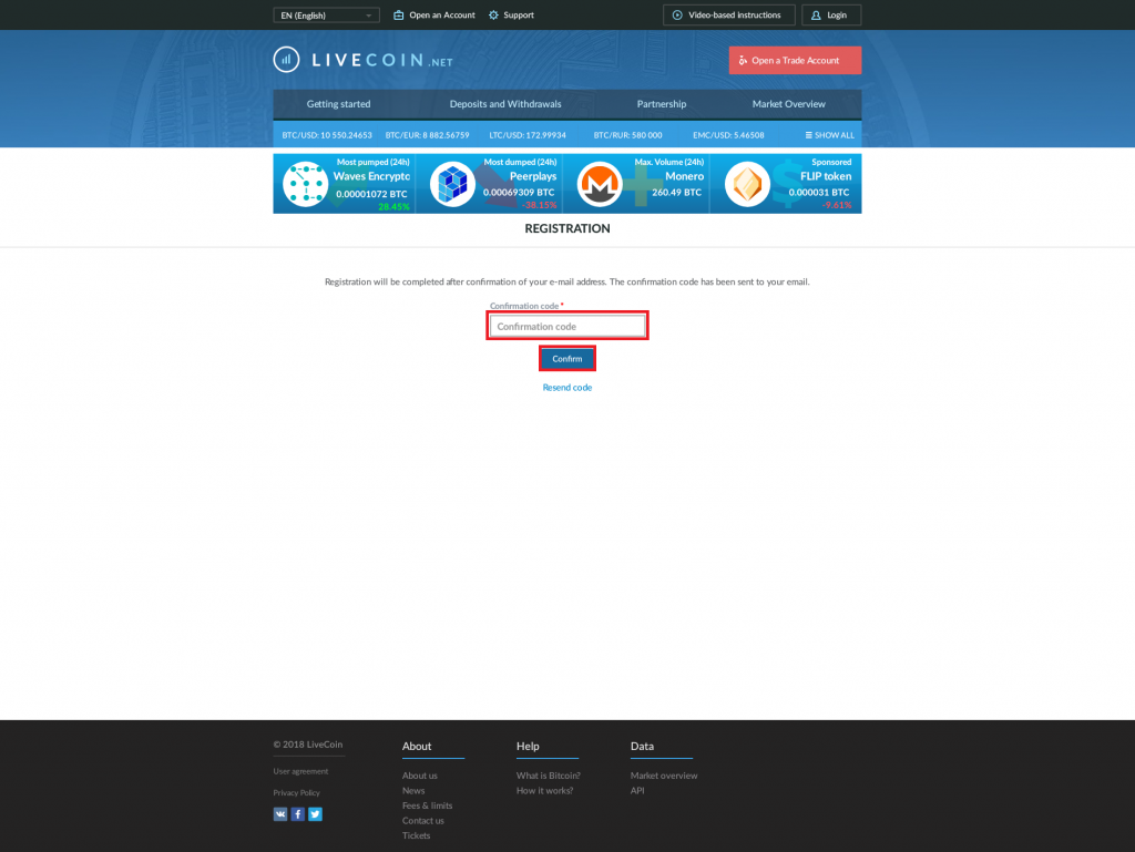 ICOが終わったばかりのトークンが手に入る取引所「LiveCoin」の開設から初期設定まで | TOKEN ECONOMIST